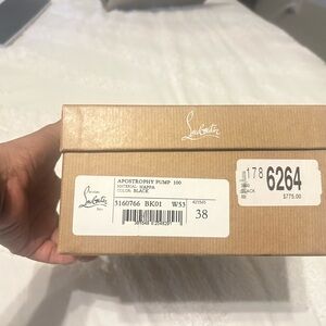 Christian Louboutin Black Apostrophy Pump Box
